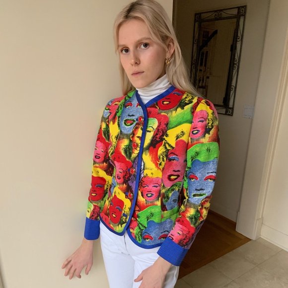 VERSACE 1991 Andy Warhol Marilyn Monroe Suit Set - Picture 5 of 14